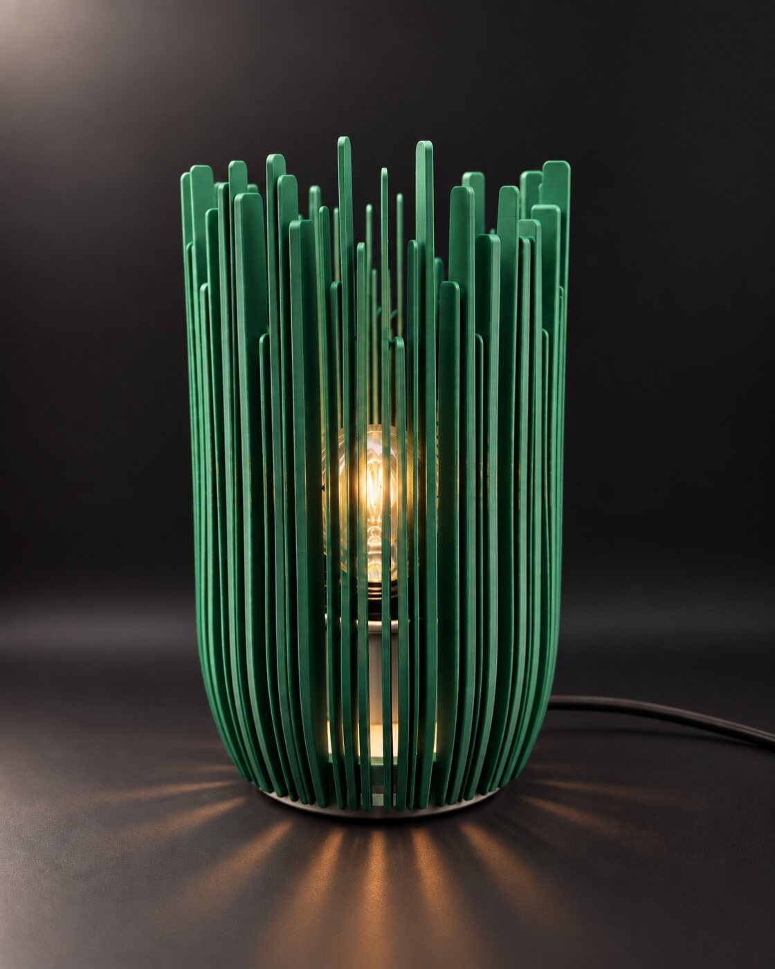 EVERGREEN lamp, lit