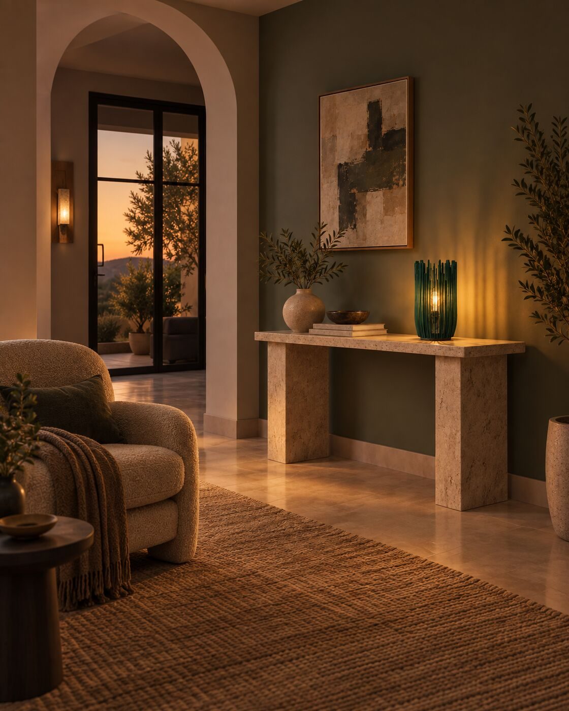 Entry with EVERGREEN lit