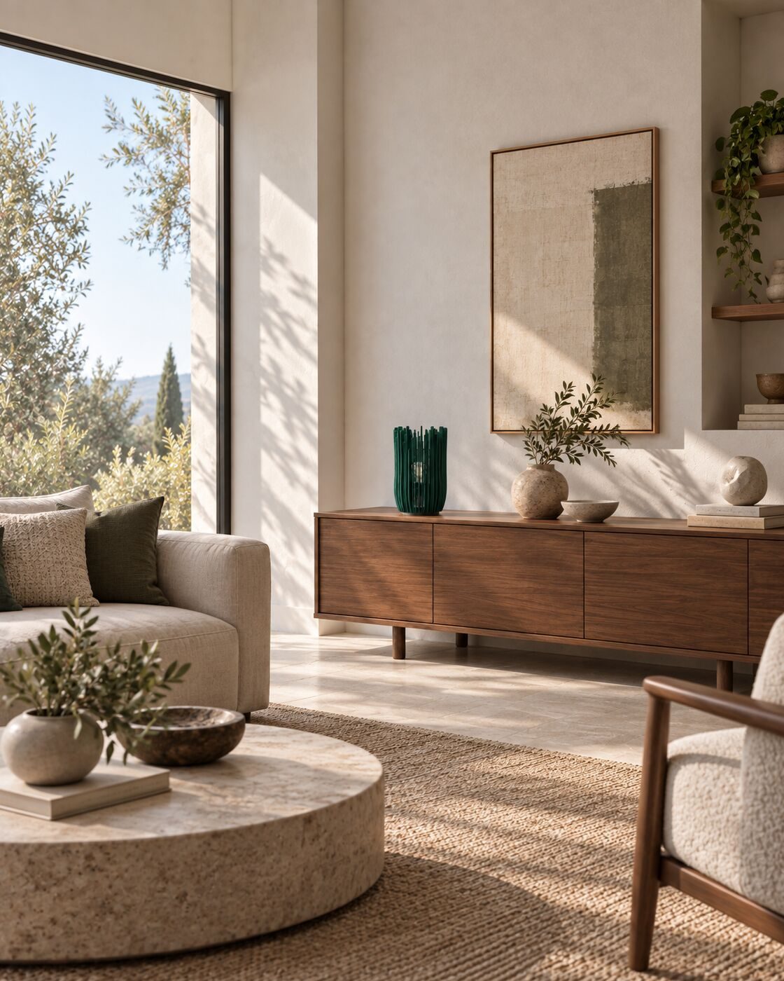 Living room with EVERGREEN switched off