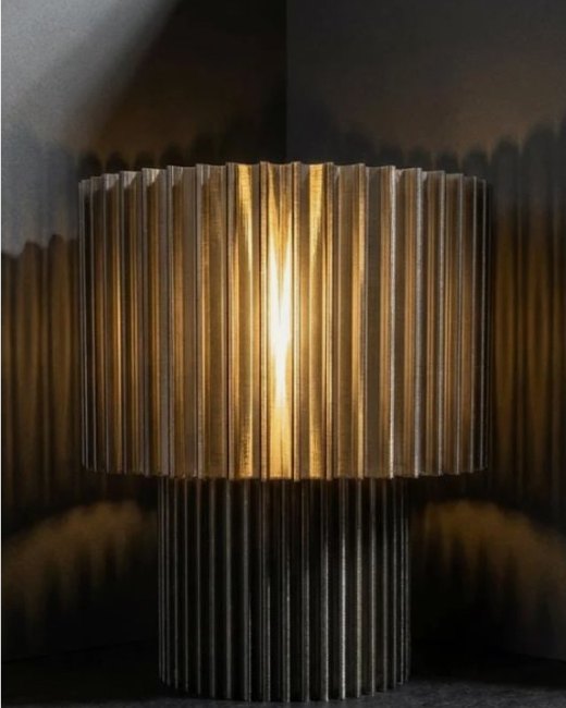 OBELISK lamp in Olive Smoke